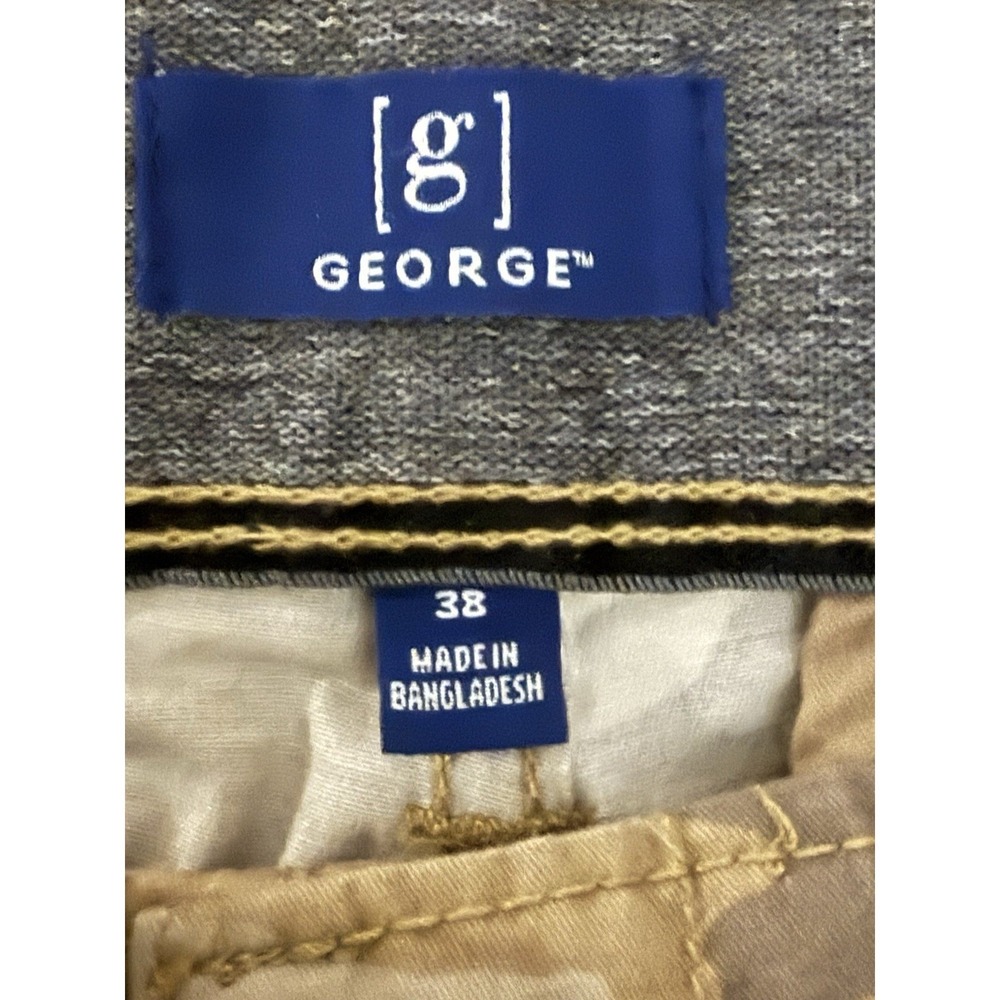 George Mens Desert Camo Shorts Size 38 Below Knee NWT Bundle 2 - Picture 12 of 14